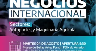 Luján será sede de una ronda internacional de negocios