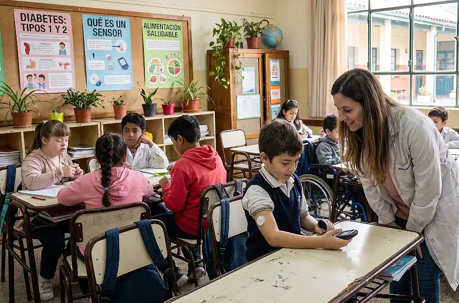 Diabetes: más de 4.000 alumnos aprendieron cómo acompañar a estudiantes que lo padecen 2 Programa sobre diabetes llegó a más de 4.000 alumnos