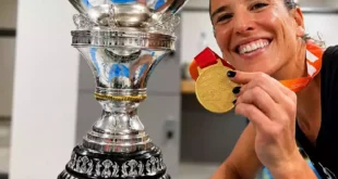 Sofía Toccalino, campeona del mundo con Las Leonas