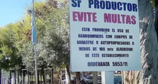 Agroquímicos en Luján: refuerzan los controles y aplican sanciones
