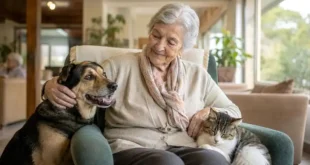 perros y gatos a geriátricos