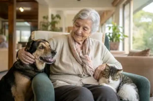 perros y gatos a geriátricos