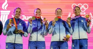 Candelaria Sequeira, oro en los Juegos Suramericanos