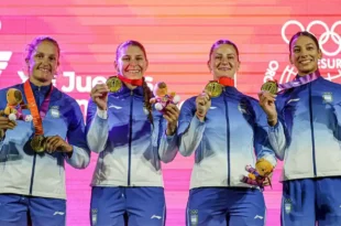 Candelaria Sequeira, oro en los Juegos Suramericanos