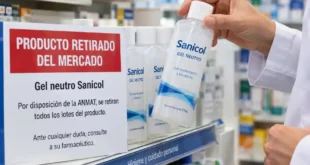 ANMAT retira del mercado el gel neutro Sanicol