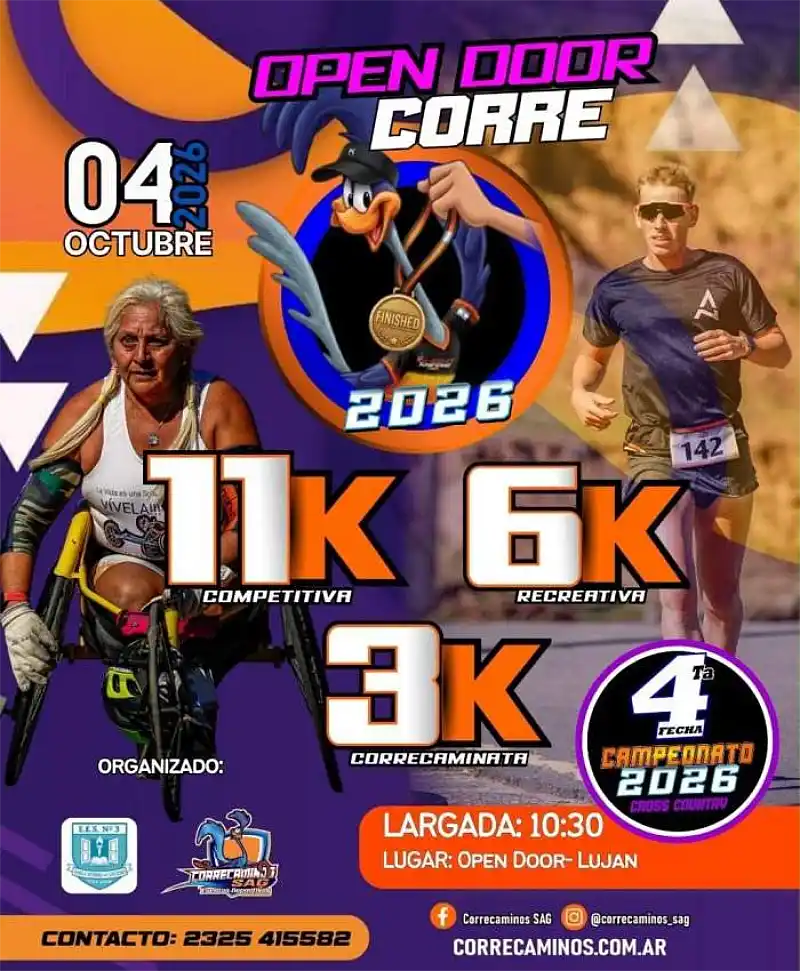 Open Door Corre 2026: todo listo para la carrera cross 1 Open Door Corre