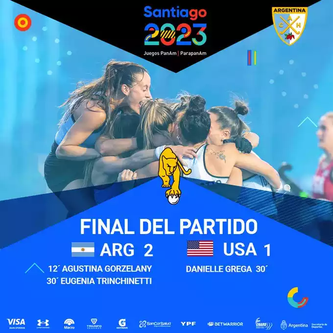 Con las Leonas, Toccalino consiguió la de oro