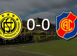 Flandria sumó otro punto en casa ante Colegiales El Canario sumó otro punto en casa