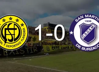 Flandria consiguió su primer triunfo ante San Martín Flandria consiguió su primer triunfo ante San Martín