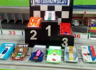 Endiablada carrera de slot sacudió La Italiana de Pilar Carrera de slot en La Italiana de Pilar