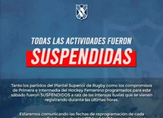 Todos los partidos de LRC se suspenden por las lluvias Todos los partidos de LRC se suspenden por las lluvias
