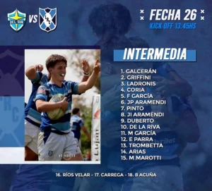 Rugby Intermedia fecha 26