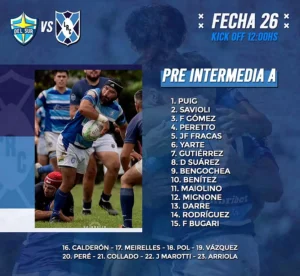 Rugby preintermedia fecha 26