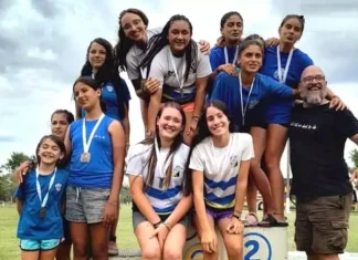 Gran labor de la Escuela de Canotaje “Diego Díaz” en el Campeonato Argentino Canotaje menores Colon 2024