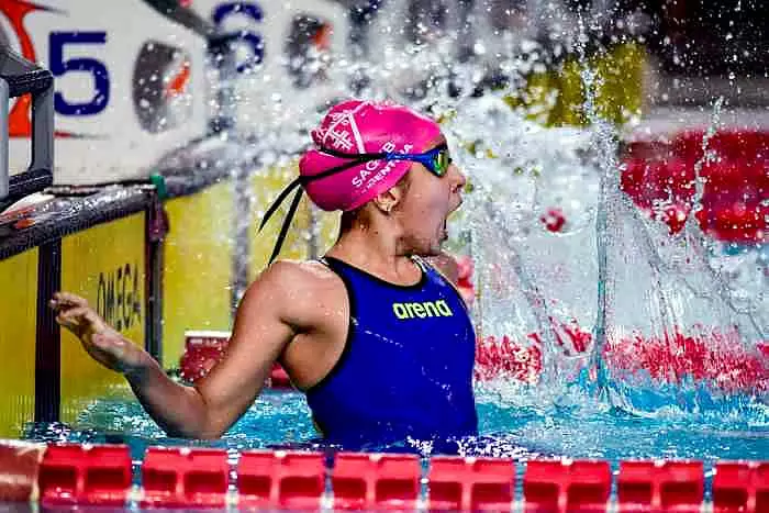 Laila Chaín, la joven promesa de la natación 