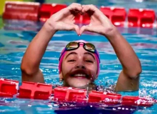 Laila Chaín, la joven promesa de la natación en la selección Laila Chaín, la joven promesa de la natación