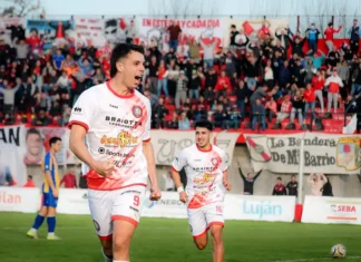 Luján ganó en San Vicente y quedó solo en la punta Luján dio vuelta el partido