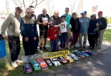Autitos de plástico soplado: Agustín Francisco ganó una carrera marcada por el viento Autitos de plástico soplado: Agustín Francisco ganó una carrera marcada por el viento