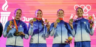 Candelaria Sequeira, oro en los Juegos Suramericanos Candelaria Sequeira, oro en los Juegos Suramericanos