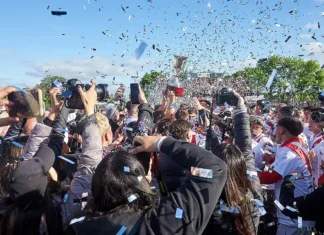 Luján goleó y desató el grito de campeón Luján es de la B