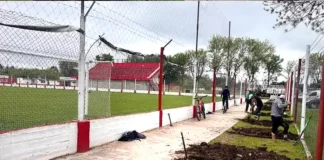 Club Luján construye una nueva tribuna para 500 hinchas Club Luján construye una nueva tribuna para 500 hinchas